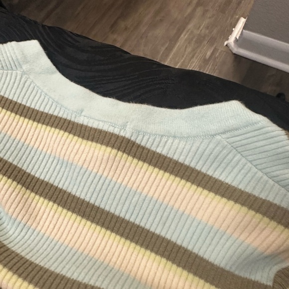 Striped V-Neck Sweater - Picture 5 of 5